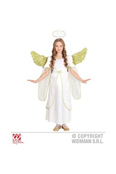 déguisement enfant widmann costume ange fillette - multicolores - 128 cm