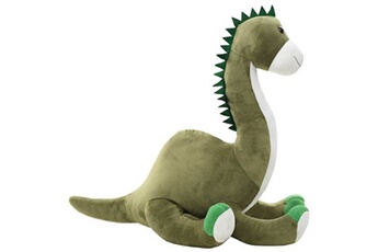 peluche vidaxl dinosaure brontosaure en peluche vert