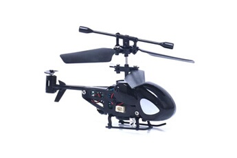 Drone GENERIQUE 2019 Mini Radiocommande Hélicoptère Télécommande Avions Toy Cadeau Micro 3.5 Canaux Bk aloha1010