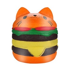 Squishies Kawaii Hamburger Jumbo Cat Lente Hausse Crème Parfumée Stress Relief Jouet MK2981