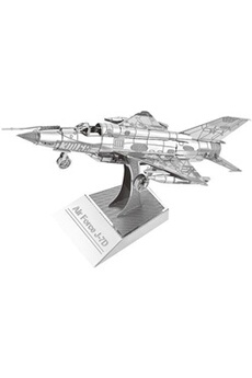 maquette playtastic : maquette 3d en métal : avion de chasse - 26 pièces