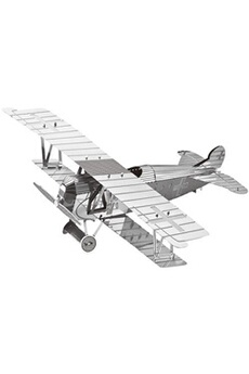 maquette playtastic : maquette 3d en métal : avion - 17 pièces