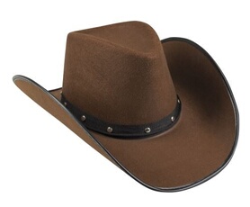 chapeau Wichita unisexe marron taille unique