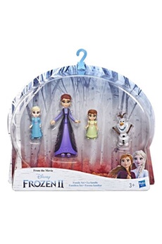poupée la reine des neiges set la famille disney 2 avec 4 figurines