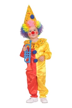 déguisement enfant widmann déguisement clown brillant rouge et enfant - 2/3 ans