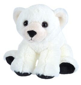 Peluche Wild Republic ours polaire en peluche junior 20 cm Darty