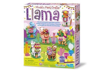 Autres jeux créatifs 4M forme et peintre llama junior 6 pièces