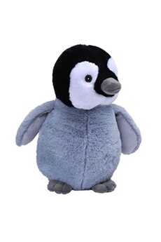 animal en peluche wild republic peluche bébé pingouin ecokins junior 30 cm en peluche gris