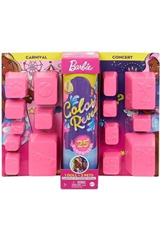Poupée Barbie teen pop Color Reveal Carnival/Concert girls 17-piece