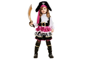déguisement enfant unimasa déguisement pirate girly bébé - 12/24 mois - rose - 202006