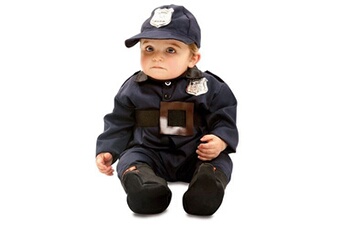 déguisement enfant unimasa déguisement policier bébé - 12/24 mois - bleu - 203292