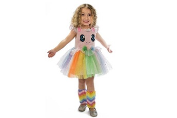déguisement enfant unimasa déguisement licorne yeux roses fille - 3/4 ans - multicolore - 206098