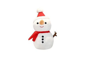 peluche bonhomme de neige de noël dessin animé 50cm -multicolore