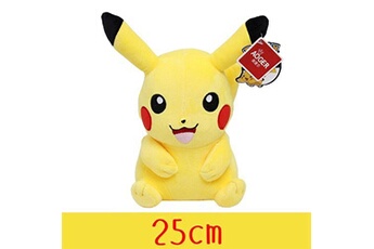 animal en peluche tomy peluche pokémon pikachu 25 cm - jaune
