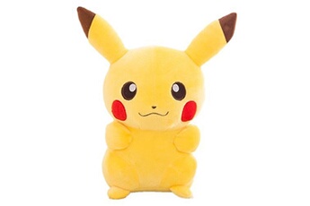 animal en peluche tomy peluche pokémon pikachu 35 cm - jaune
