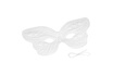 Paris Prix - Masque à Décorer papillon 16x24cm Blanc photo 1