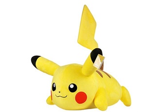 Animal en peluche GENERIQUE Poupée Pokémon Couchée Pikachu -Jaune 70cm