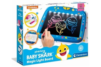 autres jeux créatifs clementoni baby shark ardoise à effets magiques