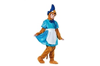 déguisement enfant limit costume de souris de conte costume d'animal en peluche pour dame 3 pièces pour carnaval bleu brun - s