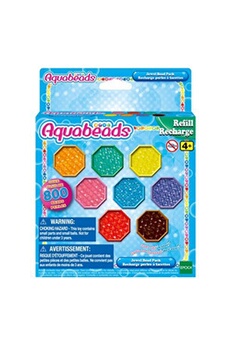 autres jeux créatifs aquabeads kit créatif la recharge perles à facettes