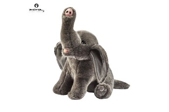 animal en peluche anima peluche elephant gris 25 cm