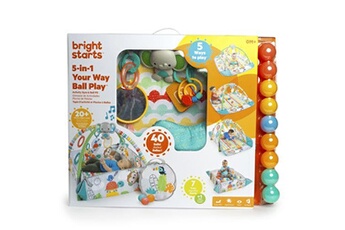 autres jeux d'éveil bright starts 12624 bright starts baby play mat your way ball play gym & ; ball pit 7 toys
