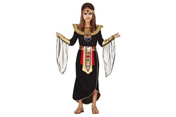 déguisement enfant fiestas guirca déguisement princesse égyptienne fille - 5/6 ans - noir - guirca 83628