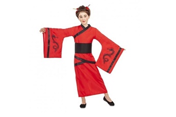 déguisement enfant unimasa déguisement chinoise dragon fille - 5/6 ans - rouge - 205844