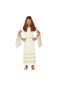 déguisement enfant fiestas guirca déguisement romaine fille - 7/9 ans - blanc - guirca 83681