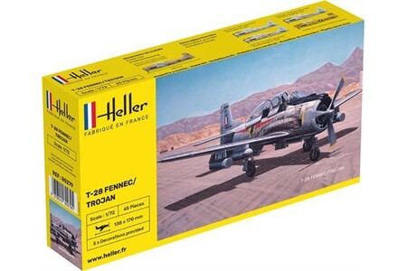 Maquette Heller T-28 Fennec /trojan - 1:72e -