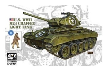 maquette afv club wwii m24 chaffee light tank - 1:35e - afv-club