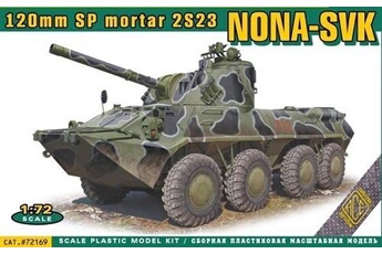 maquette ace nona-svk 120mmm sp mortar 2s23 - 1:72e -