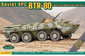 maquette ace btr-80 soviet armored personnel carrier, early prod.- 1:72e -