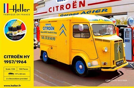 Fourgonnette Citroën type H - EBBRO 25007 - 1/24 Fourgonnette Citroën type H - EBBRO 25007 - 1/24