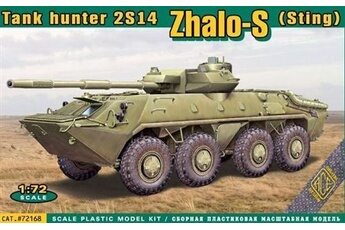 maquette ace 2s14´zhalo-s (sting) tank hunter - 1:72e -