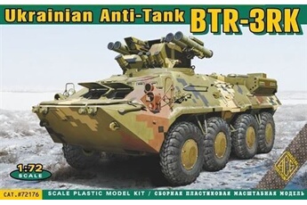 maquette ace btr-3rk ukrainian anti-tank vehicle - 1:72e -