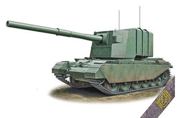 maquette ace fv-4005 183mm on centurion hull - 1:72e -