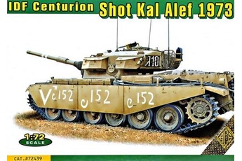 maquette ace idf centurion shot kal alef 1973 - 1:72e -