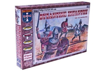 maquette orion byzantine infantry x-xiii centuries - 1:72e -