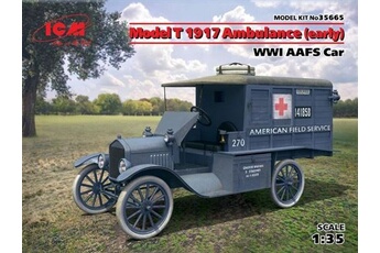 maquette icm model t 1917 ambulance(early)wwi aafscar - 1:35e -
