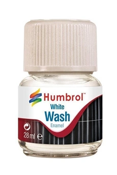 maquette humbrol enamel wash white 28 ml - humbrol