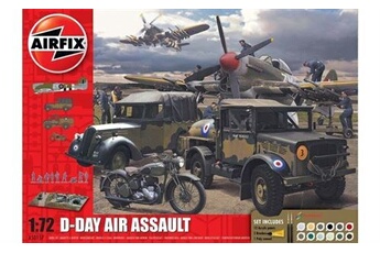 maquette airfix d-day 75th anniversary air assault gift set- 1:76e -