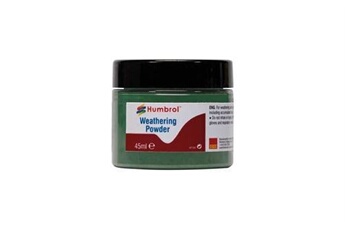maquette humbrol weathering powder chrome oxide green - 45ml - humbrol