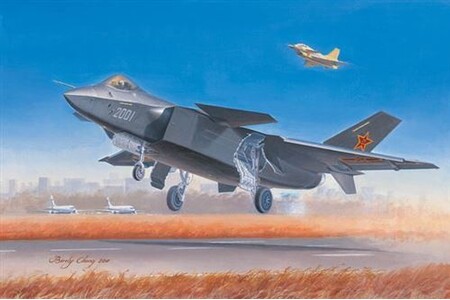 Maquette Trumpeter Chinese J-20 Fighter - 1:72e -