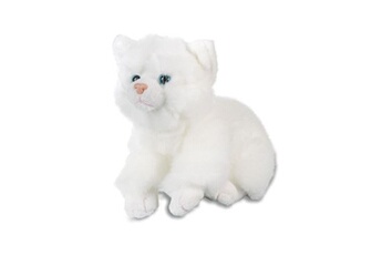 animal en peluche impexit - peluche chaton tendresse 20/16/9 cm (blanc)