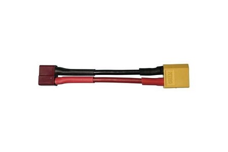Accessoire modélisme Modelcraft Câble adaptateur pour batterie 67177 [1x T-femelle - 1x XT60 mâle] 6.50 cm 2.50 mm²
