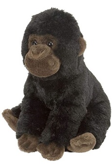 animal en peluche wild republic peluche bébé gorille de 20 cm noir