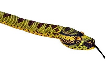 animal en peluche wild republic peluche serpent anakonda de 137 cm multicolore