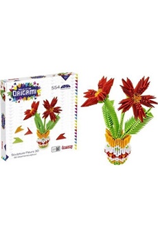 autres jeux créatifs lansay kit créatif mille et un origami sculpture fleurs 3d
