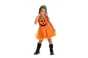 déguisement enfant carnival toys déguisement robe citrouille fille - 8/10 ans - orange - 68891